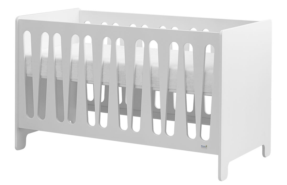 Lit 70x140 Kit Marsylia Pin Blanc Blanc Mobilier Sommeil Orchestra