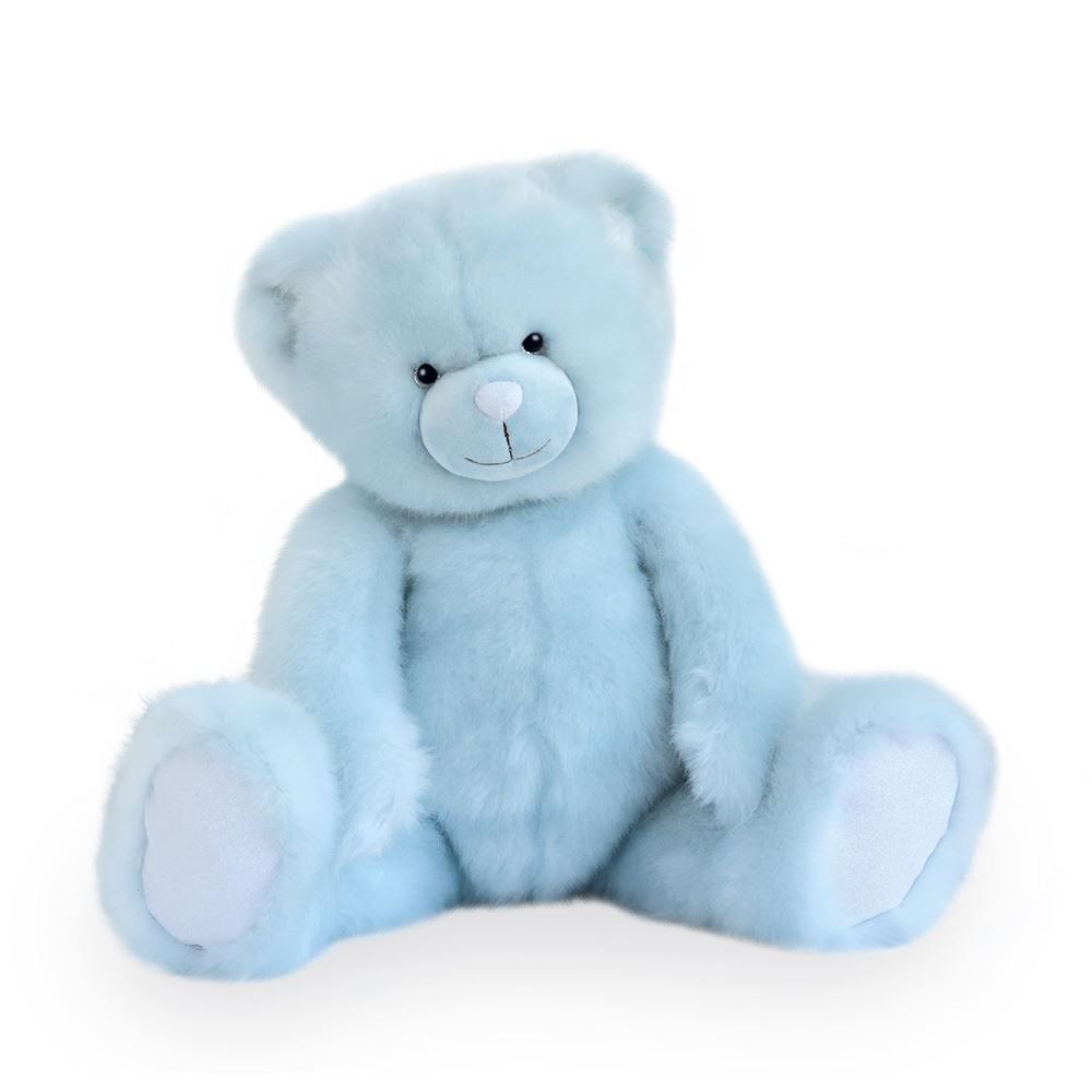 DOUDOU ET COMPAGNIE Bear collection 60 cm icy blue - Soft toy and plush ...