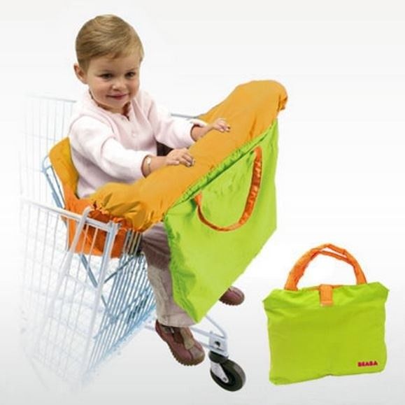 Beaba Siege Confort Pour Caddie Vert Orange Vert Orange Accessoire Securite Securite Orchestra